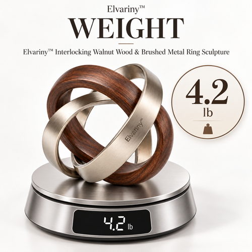 Elvariny™ Azure Orbit Crystal Globe Ornament - view 2