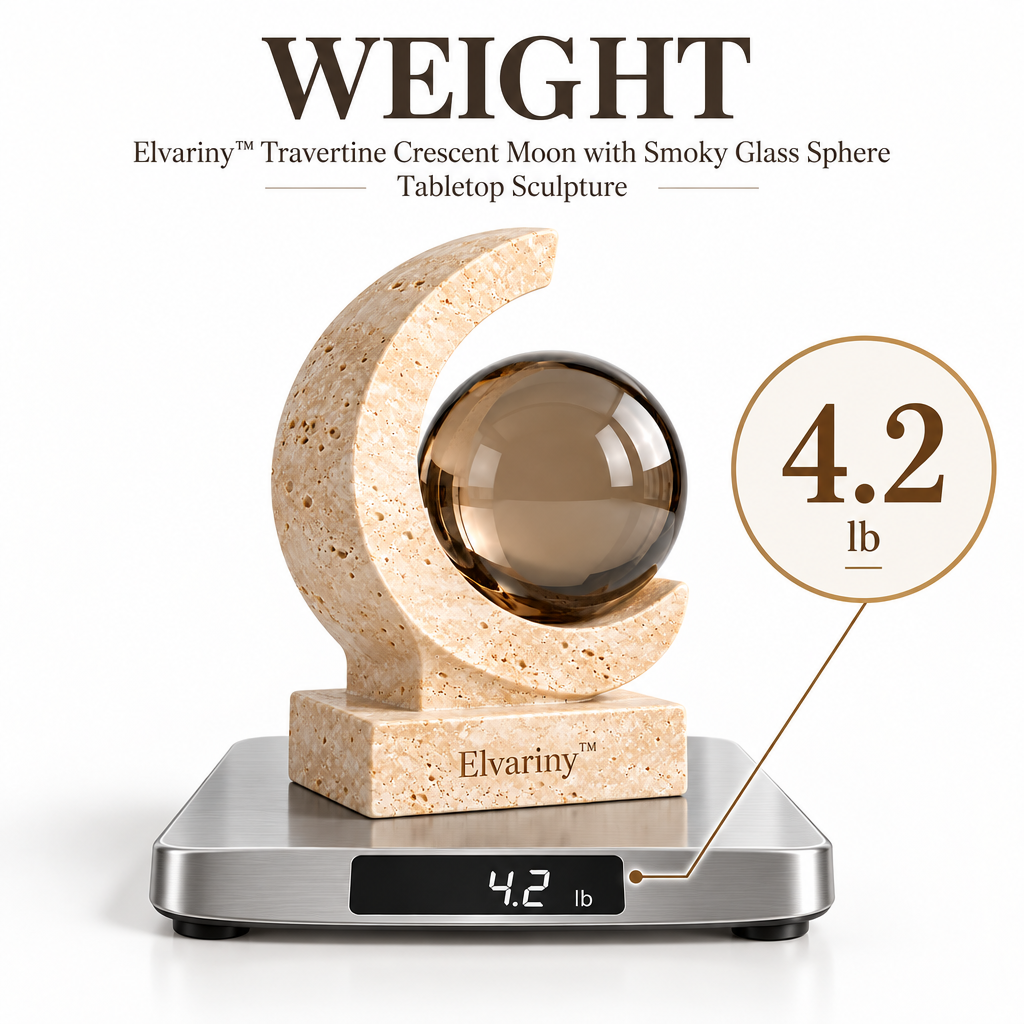 Elvariny™ Celestial Balance Brass Art Sculpture - view 1
